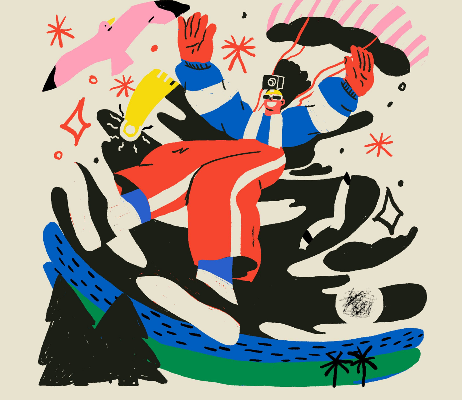 The Artist Behind Rainbow Draws, Blending Global Inspiration and Creative Experimentation